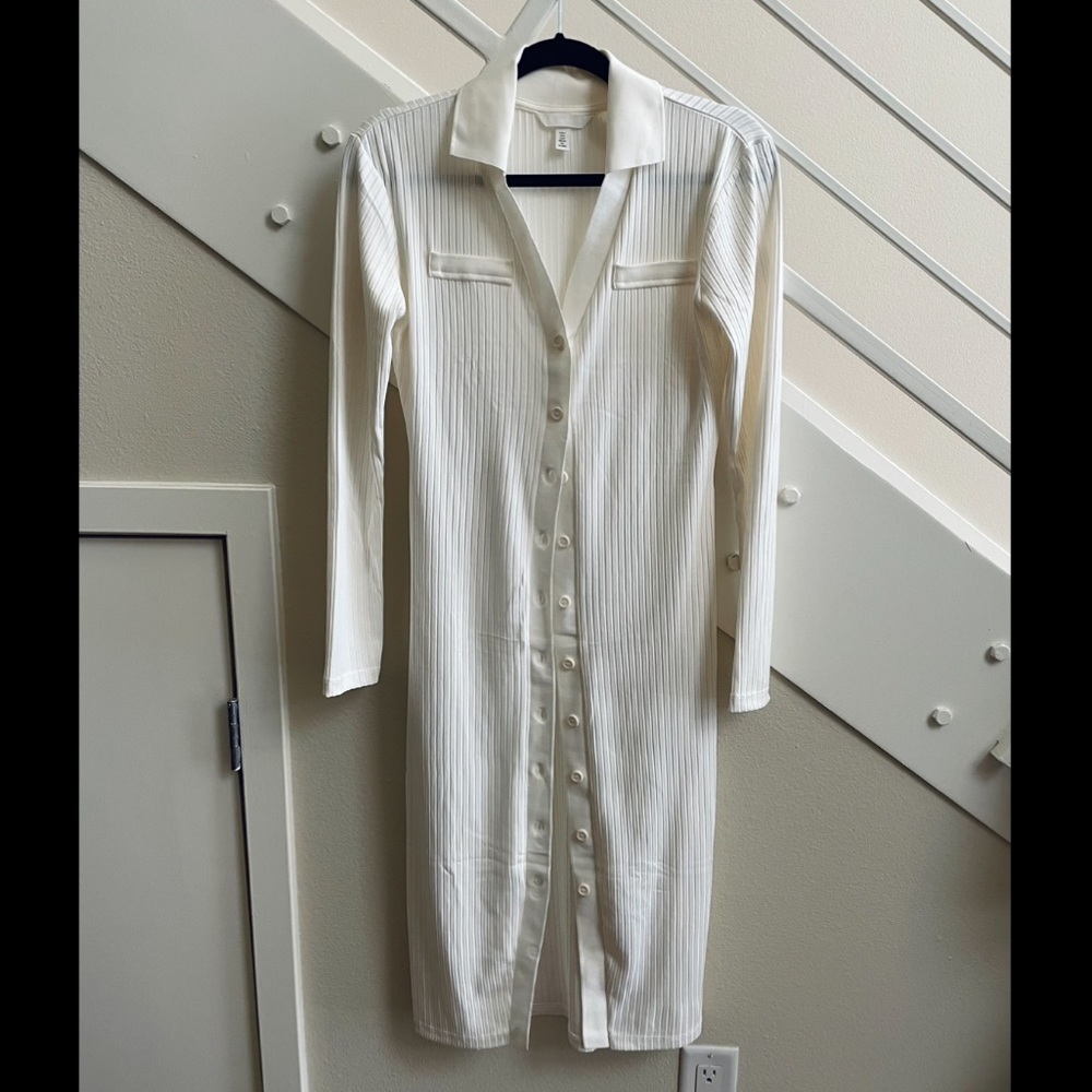Sleek Ribbed Cardigan, brand new!